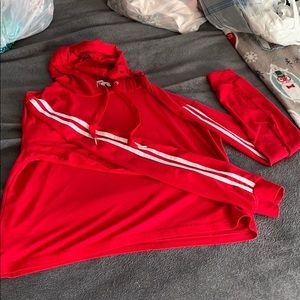 small red long sleeve